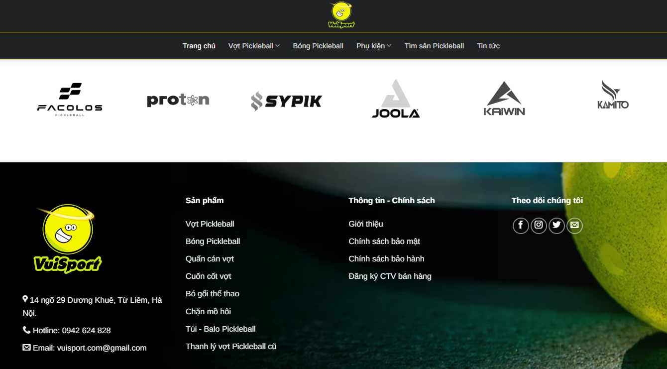 VuiSport – Dự án thiết kế website do Thinhseo thực hiện
